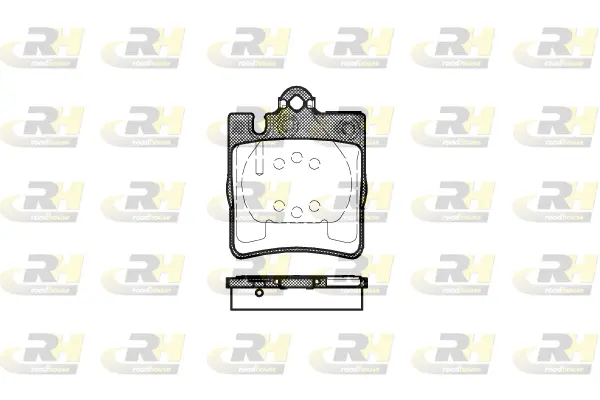 Brake Pad Set, disc brake (2709.00)