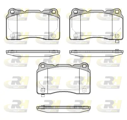 Brake Pad Set, disc brake (2666.58)