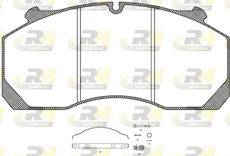 Brake Pad Set, disc brake (JSX 21157.80)