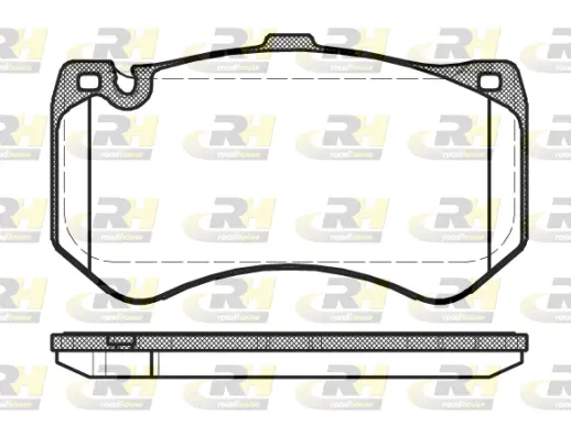Brake Pad Set, disc brake (21455.00)