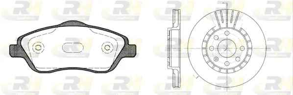 Brake Kit, disc brake (8774.04)