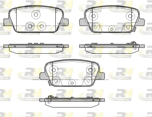 Brake Pad Set, disc brake (21878.02)