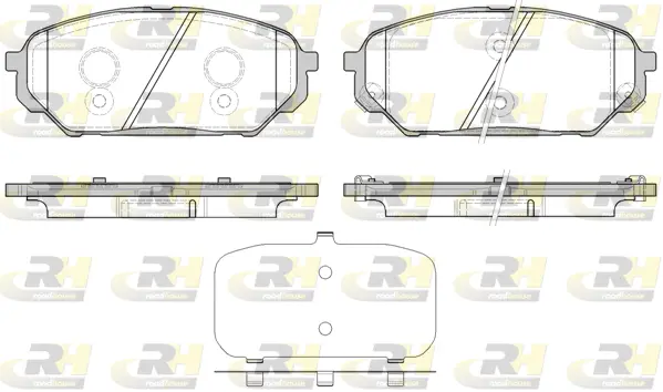 Brake Pad Set, disc brake (21322.12)