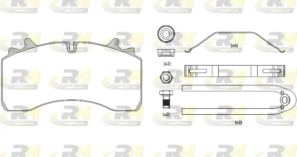 Brake Pad Set, disc brake (JSX 21075.80)