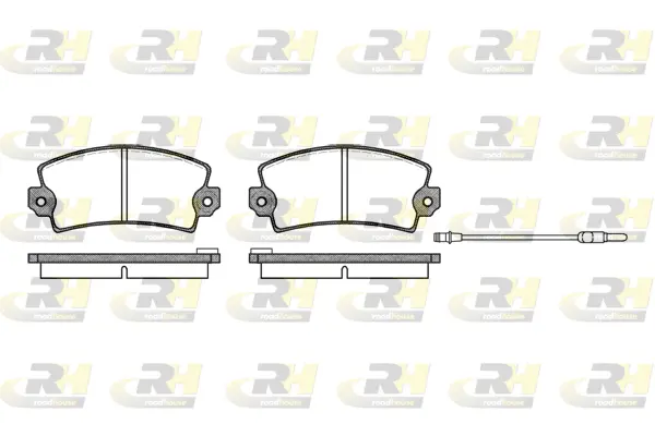 Brake Pad Set, disc brake (2021.96)