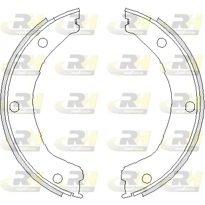 Brake Shoe, parking brake (4730.00)