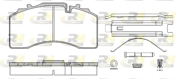 Brake Pad Set, disc brake (JSX 21416.80)