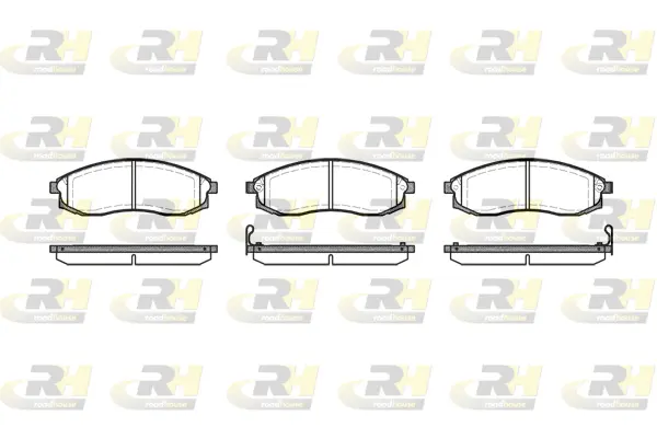 Brake Pad Set, disc brake (2598.02)