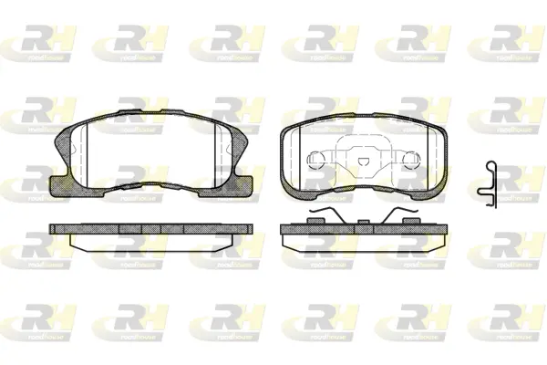 Brake Pad Set, disc brake (2720.02)