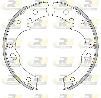 Brake Shoe, parking brake (4277.01)