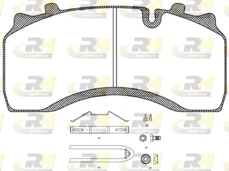 Brake Pad Set, disc brake (JSX 21032.30)