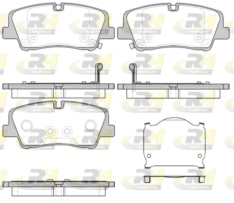 Brake Pad Set, disc brake (21687.00)