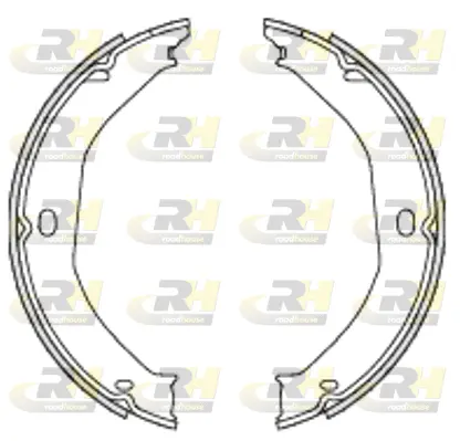 Brake Shoe, parking brake (4698.00)