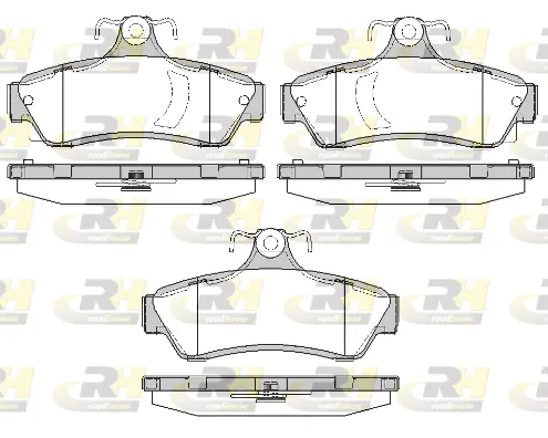 Brake Pad Set, disc brake (2799.40)