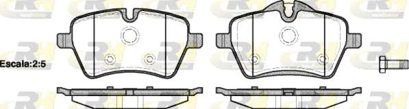 Brake Pad Set, disc brake (21277.00)