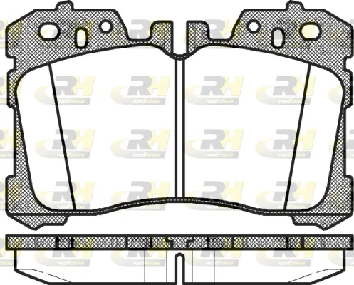 Brake Pad Set, disc brake (21320.00)