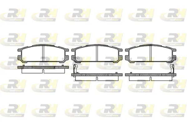 Brake Pad Set, disc brake (2342.02)