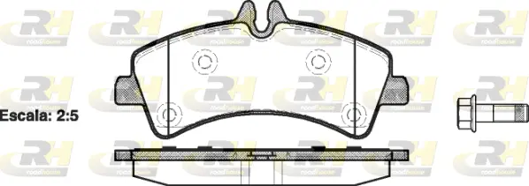 Brake Pad Set, disc brake (21247.00)