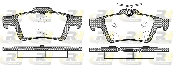 Brake Pad Set, disc brake (2842.70)