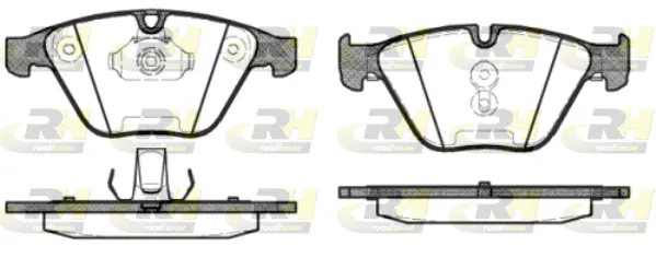 Brake Pad Set, disc brake (2857.30)