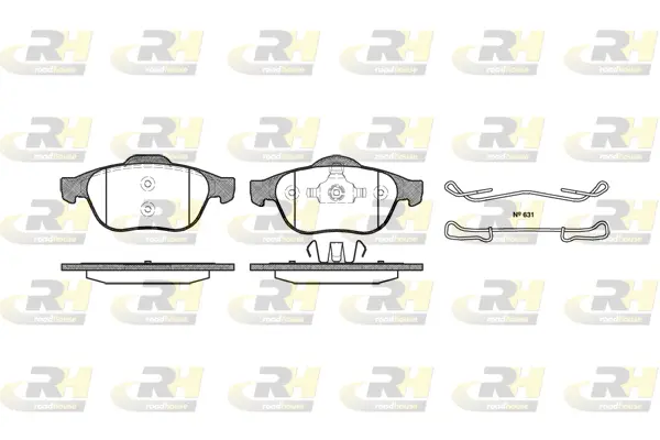 Brake Pad Set, disc brake (2843.00)