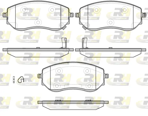 Brake Pad Set, disc brake (21801.02)