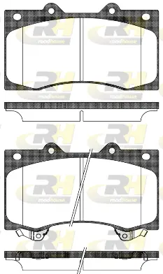 Brake Pad Set, disc brake (21506.02)