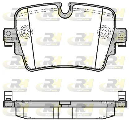 Brake Pad Set, disc brake (21614.08)