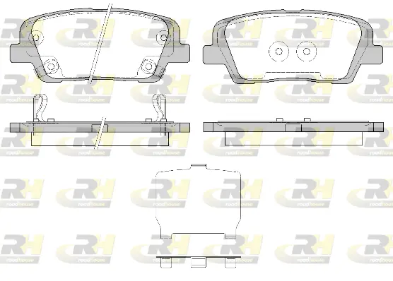 Brake Pad Set, disc brake (21274.42)