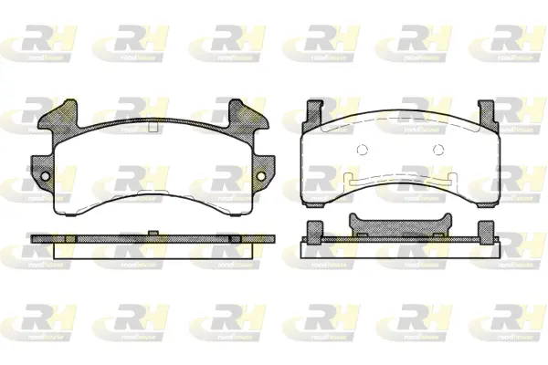 Brake Pad Set, disc brake (2543.00)