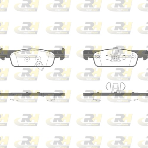 Brake Pad Set, disc brake (21540.02)