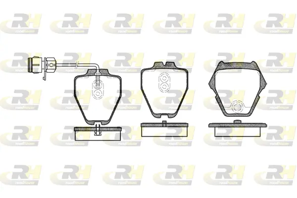 Brake Pad Set, disc brake (2752.12)