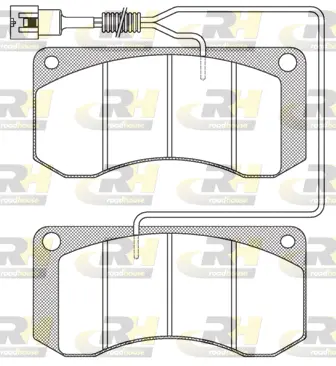 Brake Pad Set, disc brake (JSX 2258.41)