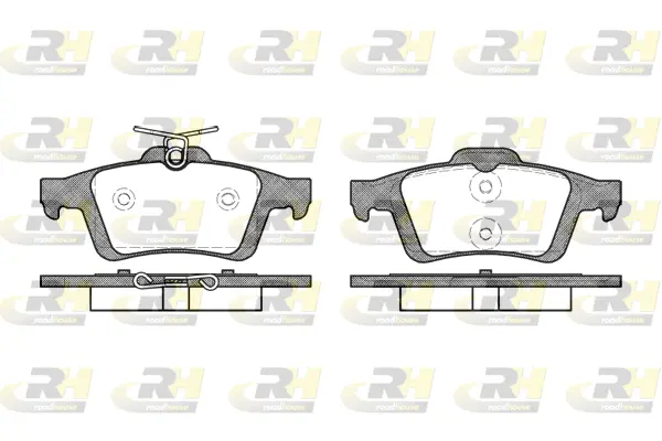 Brake Pad Set, disc brake (2842.30)