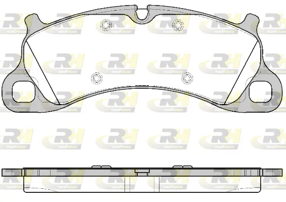 Brake Pad Set, disc brake (21542.00)