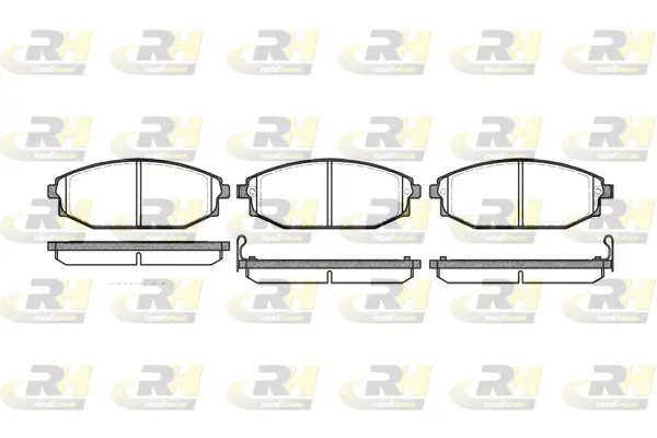 Brake Pad Set, disc brake (2734.02)