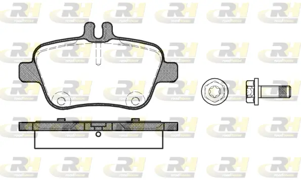 Brake Pad Set, disc brake (21477.00)