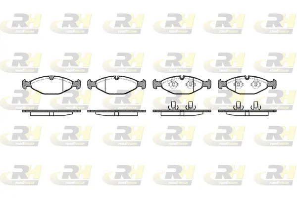 Brake Pad Set, disc brake (2481.00)