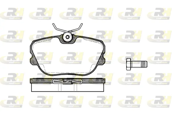 Brake Pad Set, disc brake (2280.10)