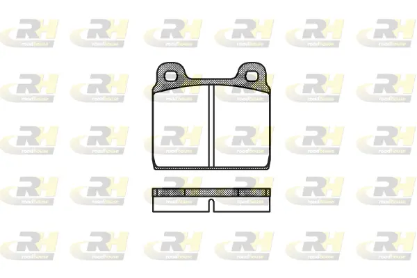 Brake Pad Set, disc brake (2002.00)