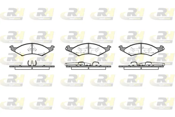 Brake Pad Set, disc brake (2535.00)