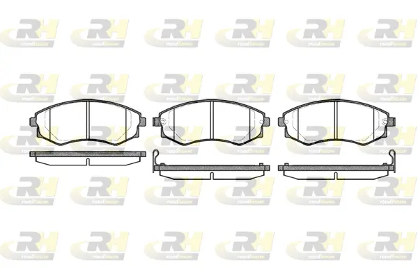 Brake Pad Set, disc brake (2318.22)