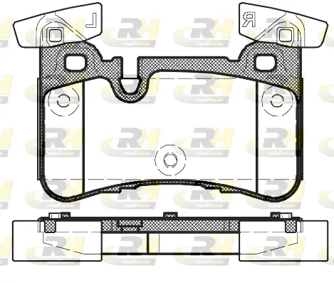 Brake Pad Set, disc brake (21429.00)