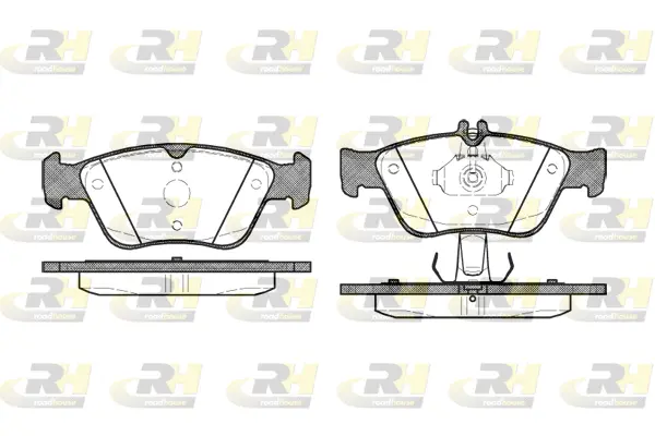 Brake Pad Set, disc brake (2586.10)