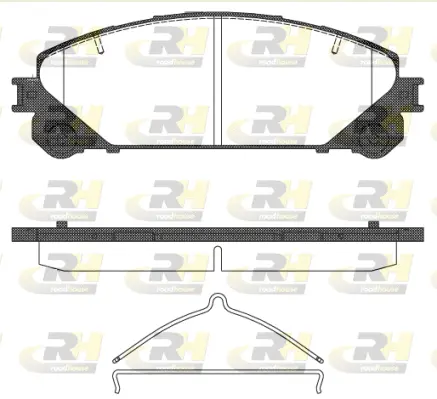 Brake Pad Set, disc brake (21312.00)