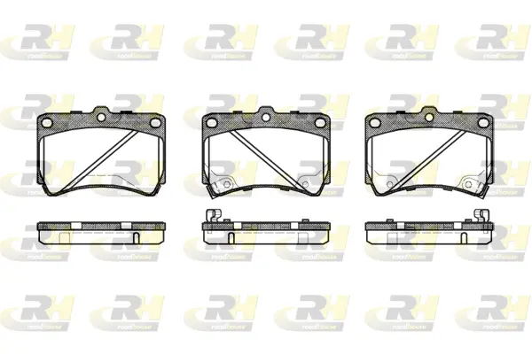 Brake Pad Set, disc brake (2212.42)