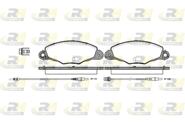 Brake Pad Set, disc brake (2659.04)