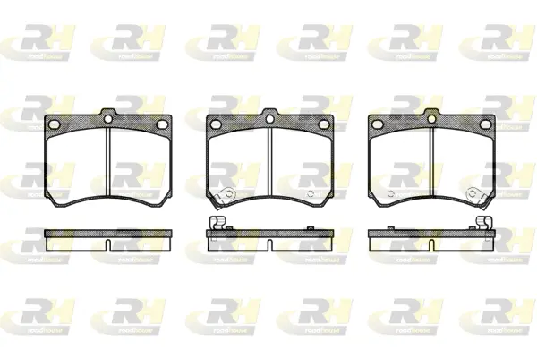 Brake Pad Set, disc brake (2333.02)