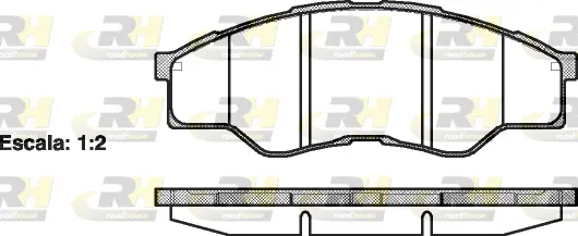 Brake Pad Set, disc brake (21266.00)