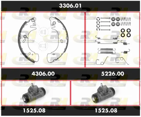 Brake Kit, drum brake (3306.01)